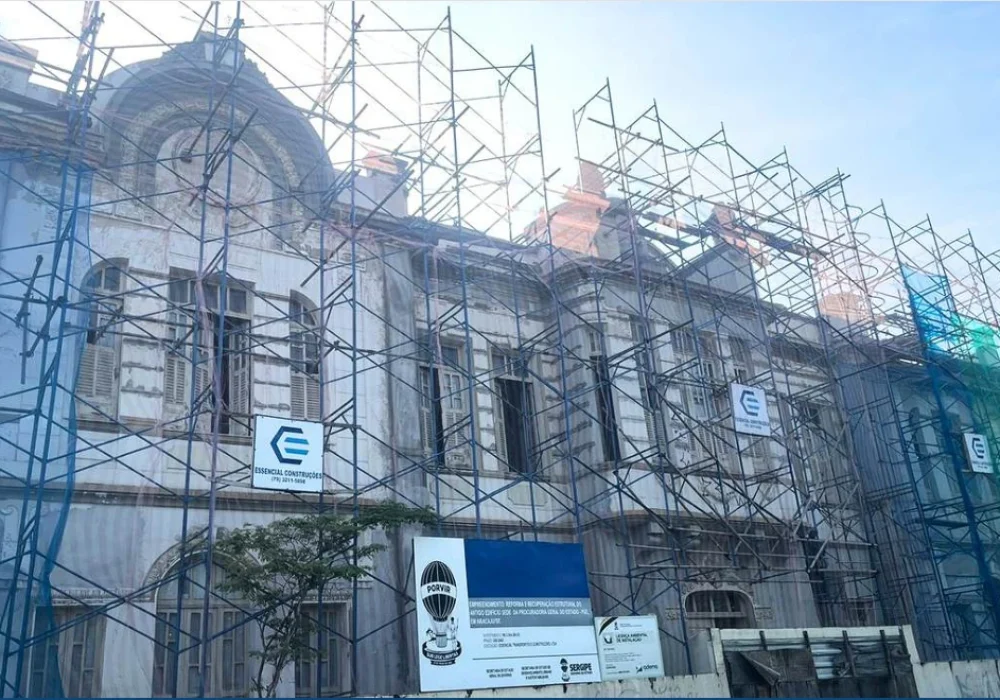 Obra de construção civil executada pela Essencial Group